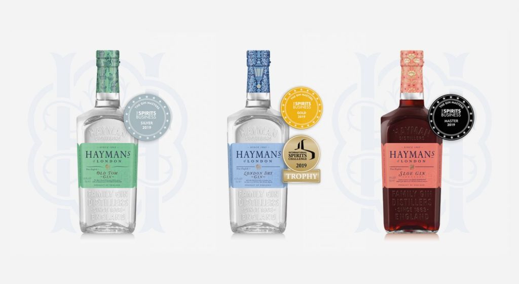 Hayman's Gin awards