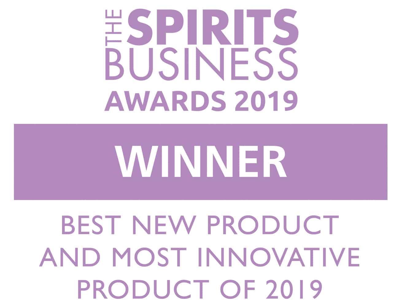 The Spirits Business Awards best new product and most innovative product 2019