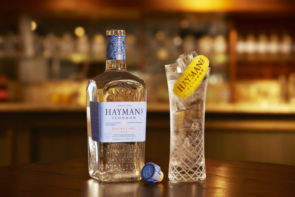 Hayman's London Dry Gin with G&T