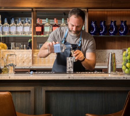 Bartender making a drink with Hayman's London Dry Gin